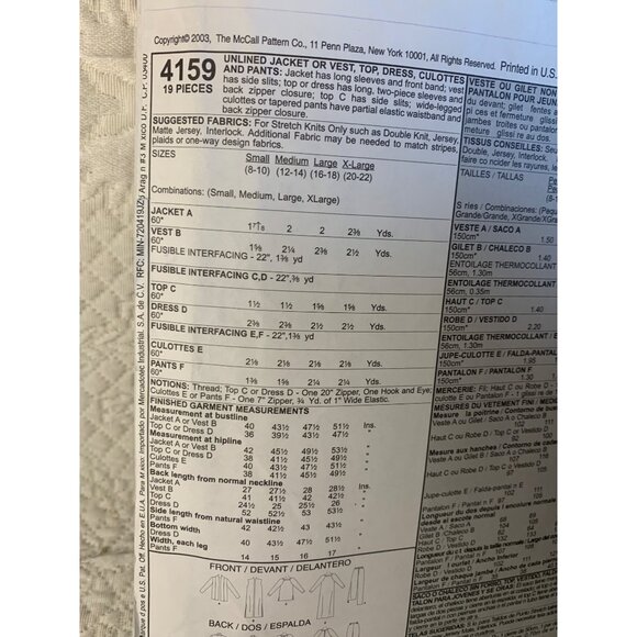 Sewing with Nancy Misses Dress Sewing Pattern sz 8-22 4159 - uncut - Picture 5 of 12